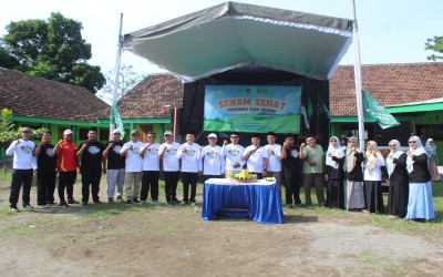 Ratusan Guru dan Siswa NU Ikuti Senam Sehat Pergunu Peringati Hari Guru Nasional 2025